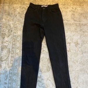 High Waisted American Apparel Mom Jeans